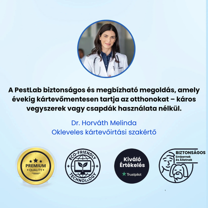 UltraPajzs™ Ultrahangos Kártevőriasztó